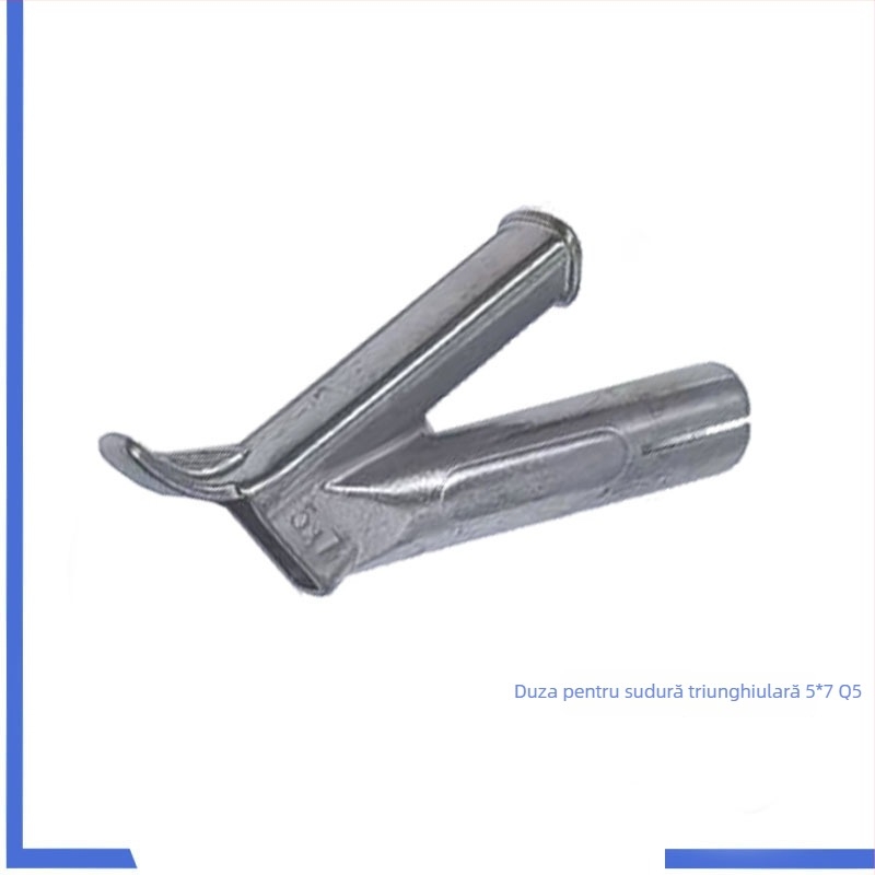 Set de duze din oțel inoxidabil pentru sudură cu aer cald — duze triunghiulare rapide, duză cu punct fix, duză rotundă în formă de Y; compatibil Tig150