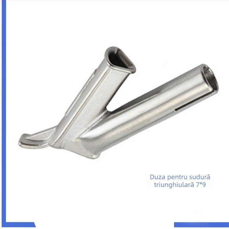 Set de duze din oțel inoxidabil pentru sudură cu aer cald — duze triunghiulare rapide, duză cu punct fix, duză rotundă în formă de Y; compatibil Tig150