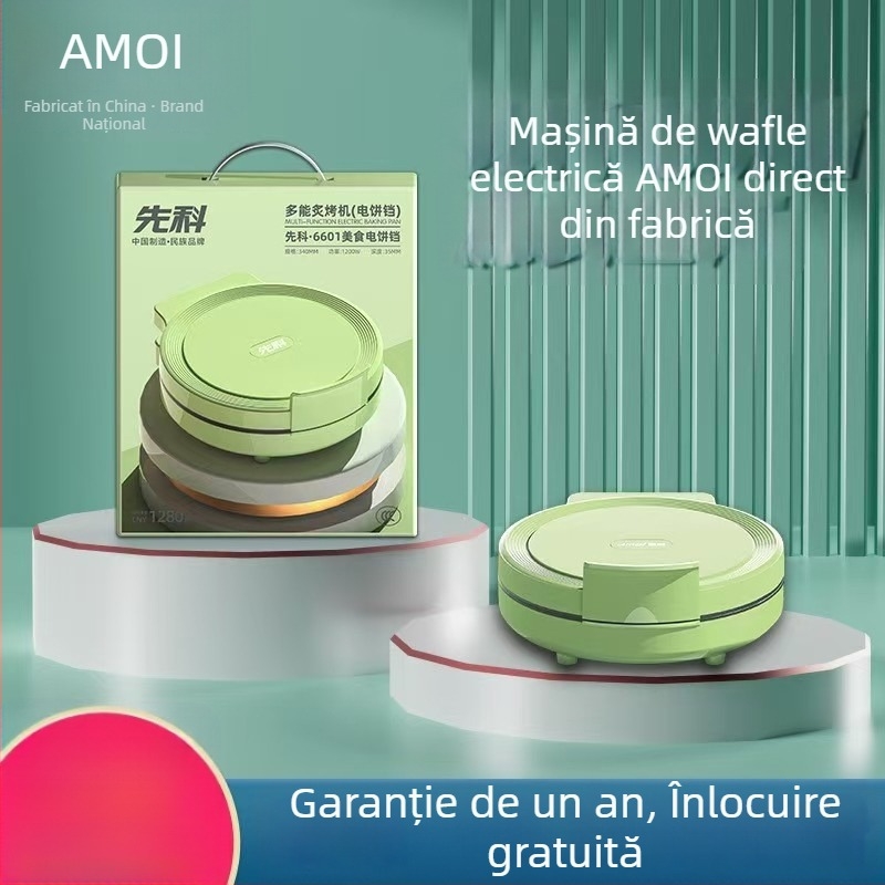 Xianke 9960 Tigaie electrică pentru clătite cu încălzire dublă