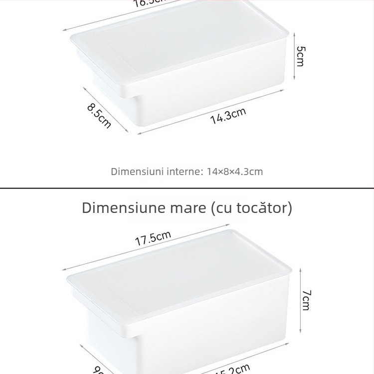 Cutie pentru tăiere și depozitare unt cu capac, stil japonez, corp metalic, cu tăietor pentru unt încorporat (Metal; Stil Japonez; Tăietor pentru unt încorporat)