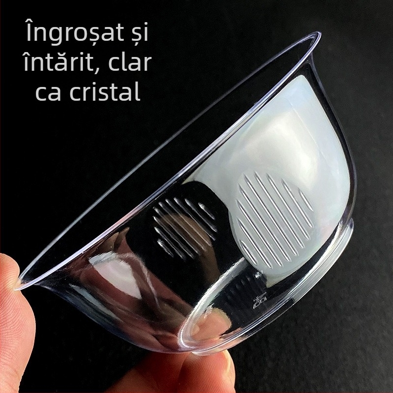 Bol de unică folosință Li shen, plastic îngroșat, aproximativ 300 ml, pachet 20 bucăți