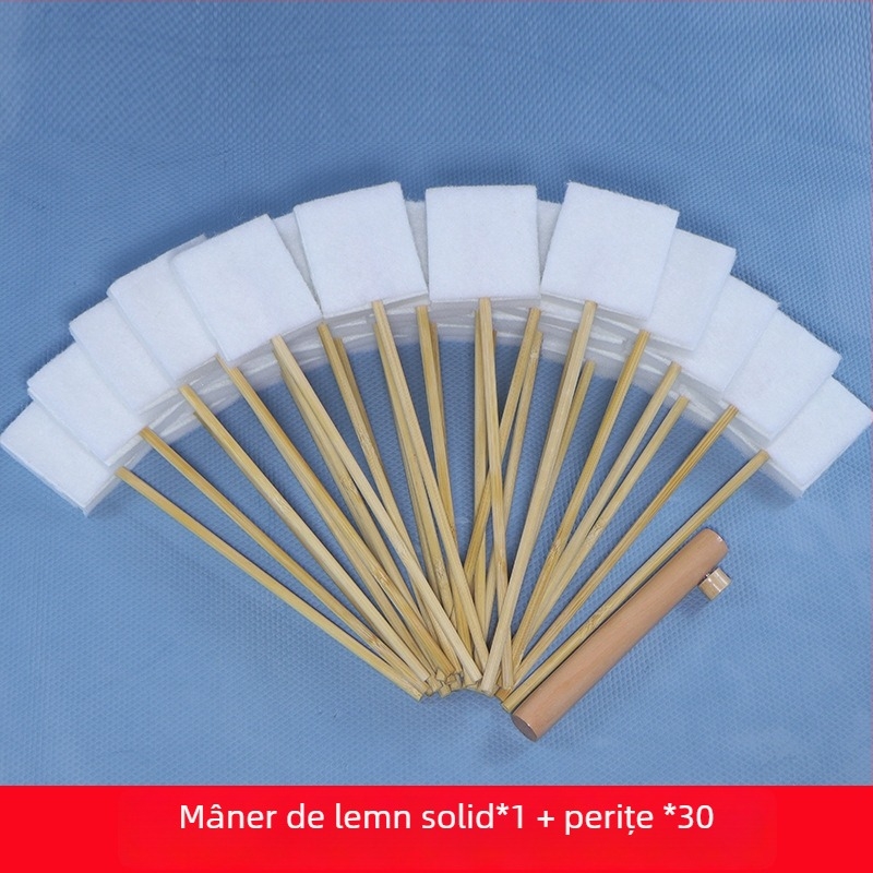 Perie de toaletă de unică folosință pentru uz casnic — fără colțuri moarte, curățare în crăpături, nucleu de înlocuire, plastic