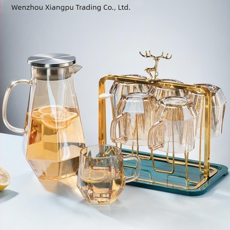 Xiangpu set de ceai din sticlă – Stil Nordic, rezistent la căldură, pentru casă, cadou corporativ