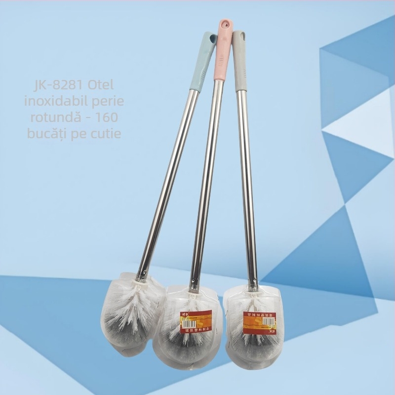 Perie de toaletă Qikai, construcție din plastic, ambalaj în carcasă din plastic, lansare în iarna 2020