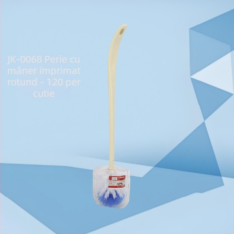 Perie de toaletă Qikai, construcție din plastic, ambalaj în carcasă din plastic, lansare în iarna 2020