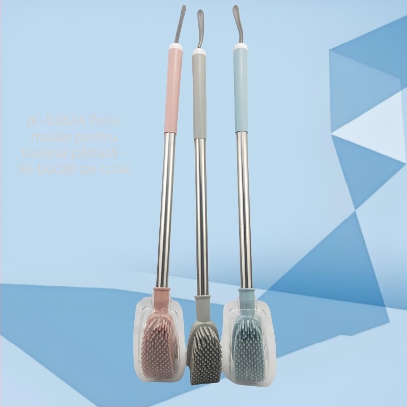 Perie de toaletă Qikai, construcție din plastic, ambalaj în carcasă din plastic, lansare în iarna 2020