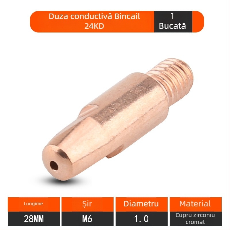 Duză de contact pentru pistolul de sudură CO2 Binzel – Sheng ruipu, compatibilă cu 15AK/24KD/36KD