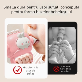 Set muzical din plastic pentru bebeluși – jucării de suflat cu fluier și armonică, pentru 0-3 ani, Cod produs 1122