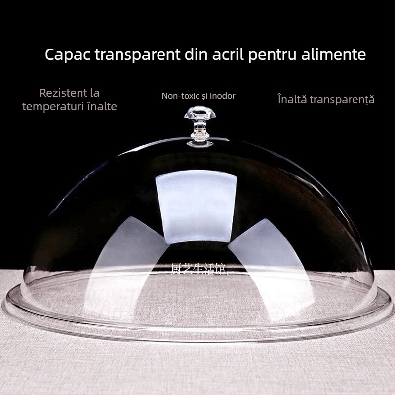 Capac circular din plastic pentru alimente, stil simplu, Cod Cy