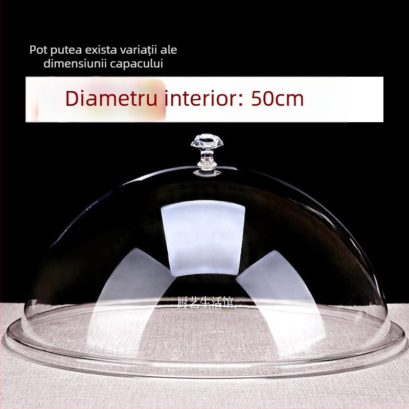 Capac circular din plastic pentru alimente, stil simplu, Cod Cy
