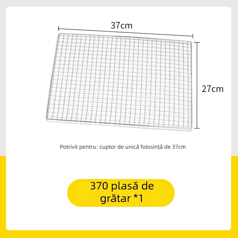 Set de grătar din folie de aluminiu, de unică folosință - pentru exterior, portabil, Gold Profit, Origine Zhejiang, Nu este compatibil cu microundele