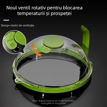 Capac anti-stropire pentru cuptorul cu microunde (Material: plastic; Brand: Dujia; Licență de producție națională: Zhe XK16-204-01813; Import: Nu; Furnizor exclusiv cross-border: Da)