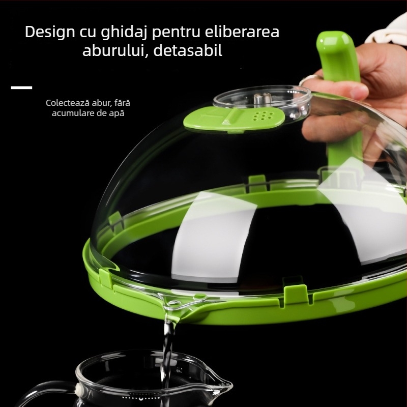 Capac anti-stropire pentru cuptorul cu microunde (Material: plastic; Brand: Dujia; Licență de producție națională: Zhe XK16-204-01813; Import: Nu; Furnizor exclusiv cross-border: Da)