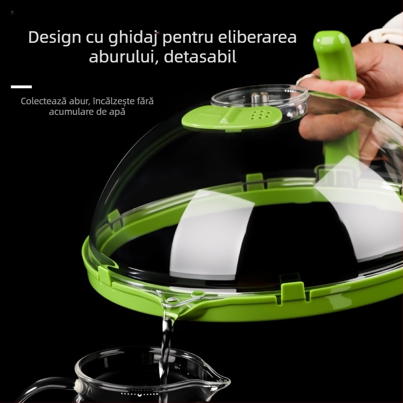 Capac anti-stropire pentru cuptorul cu microunde (Material: plastic; Brand: Dujia; Licență de producție națională: Zhe XK16-204-01813; Import: Nu; Furnizor exclusiv cross-border: Da)