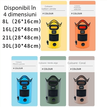 Rain Guard Cadă pliabilă pentru baie la picioare – PVC, design pliabil, temperatură constantă, spumă cu abur pentru înmuierea picioarelor