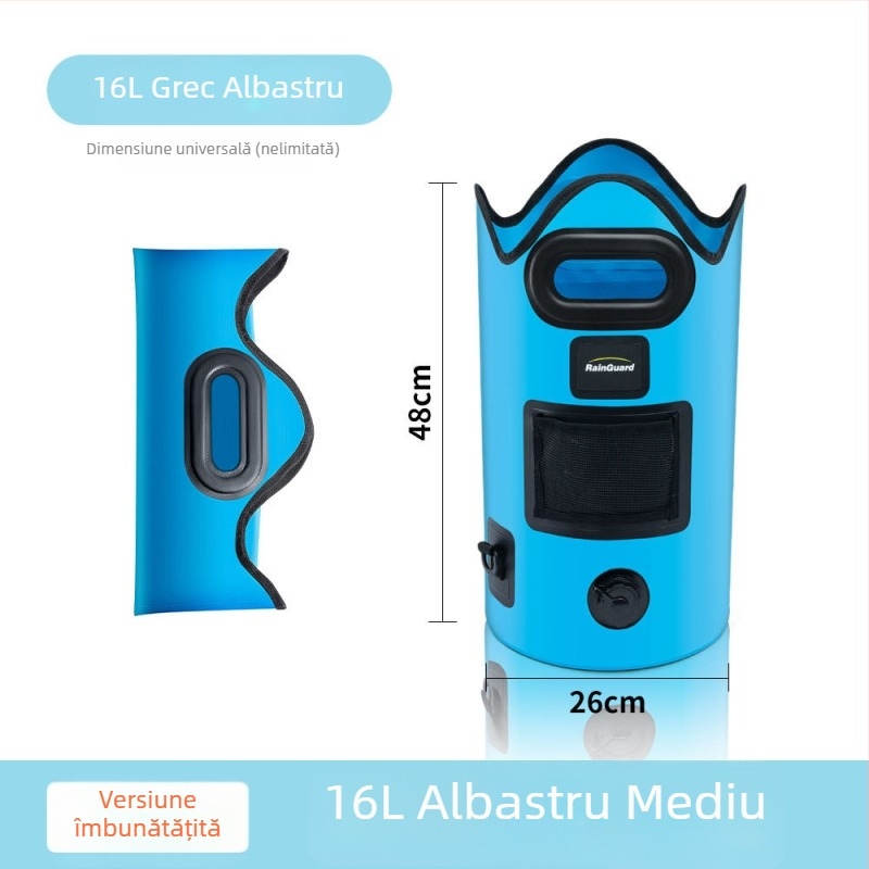 Rain Guard Cadă pliabilă pentru baie la picioare – PVC, design pliabil, temperatură constantă, spumă cu abur pentru înmuierea picioarelor