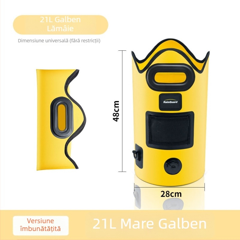 Rain Guard Cadă pliabilă pentru baie la picioare – PVC, design pliabil, temperatură constantă, spumă cu abur pentru înmuierea picioarelor