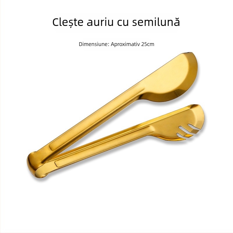 Tavă din oțel inoxidabil pentru tacâmuri, cu formă de ventilator și plăci pătrate pentru bufet
