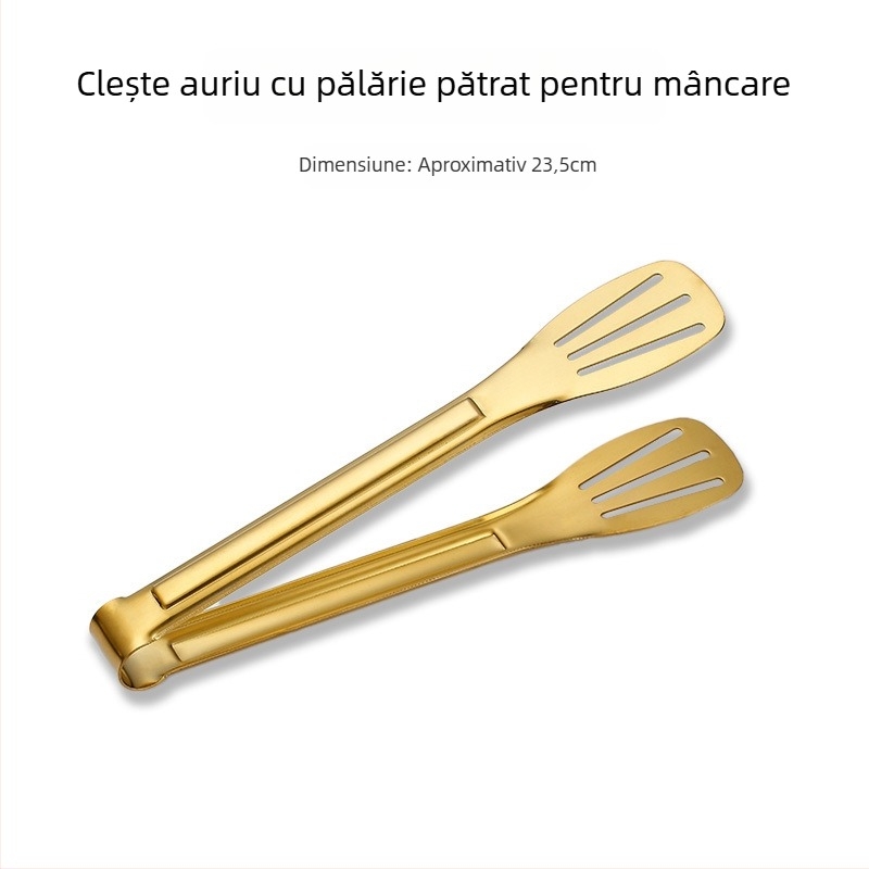 Tavă din oțel inoxidabil pentru tacâmuri, cu formă de ventilator și plăci pătrate pentru bufet