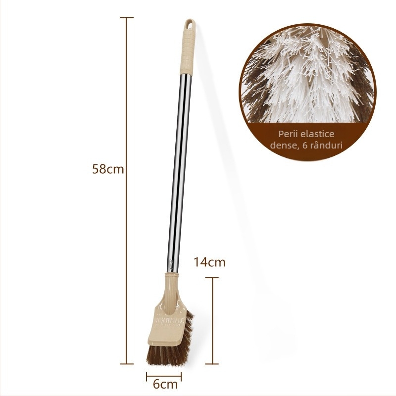 Perie de toaletă cu cap rotund, din plastic, cutie cu 200 bucăți, lansare primăvara 2020