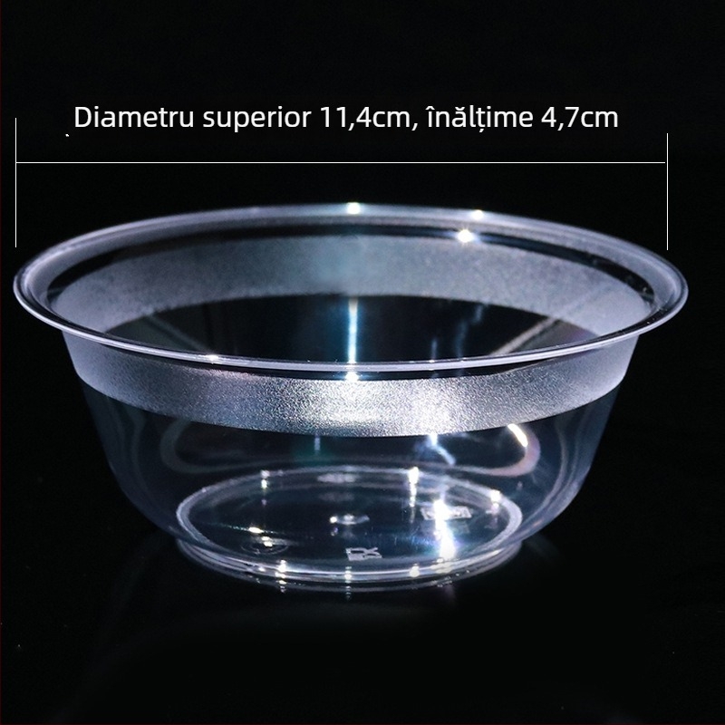 Set de veselă de unică folosință, patru piese: boluri, bețișoare, farfurii și căni; îngroșate și degradabile, pentru nunți și restaurante hot pot