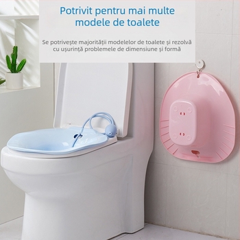 Huina bazin de baie șezut din plastic pentru îngrijire postpartum și pentru adulți, aburire și înmuiere, nepliabil