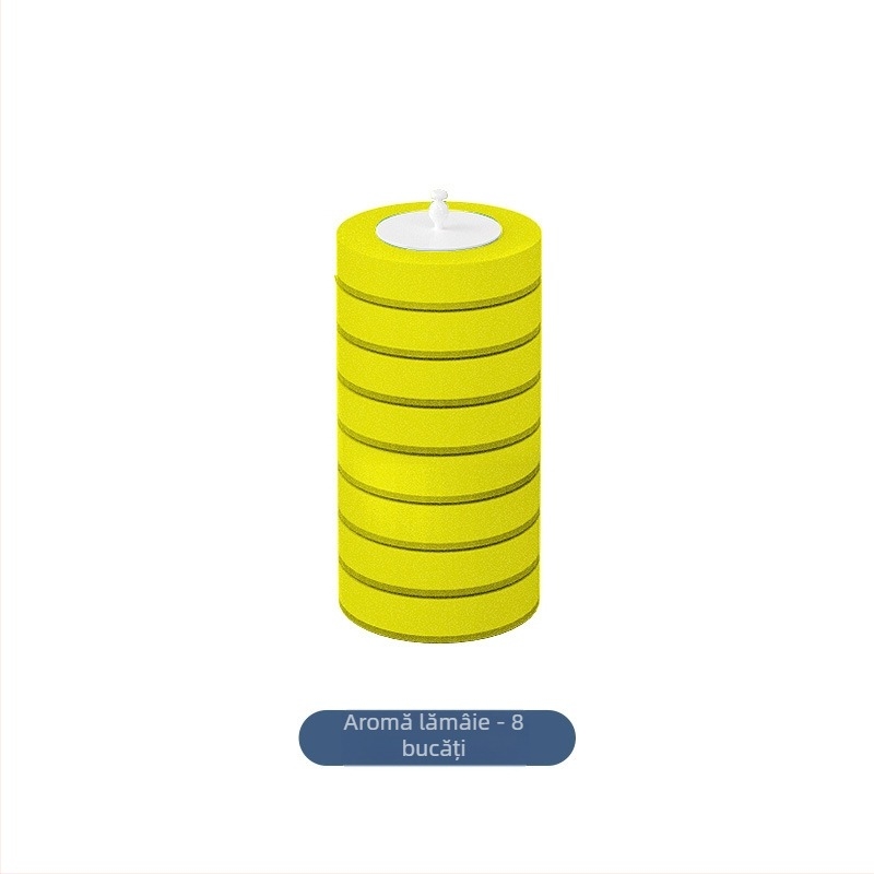 Perie de toaletă de unică folosință cu cap de schimb, montaj pe perete, Moss flower, plastic, greutate 481 g