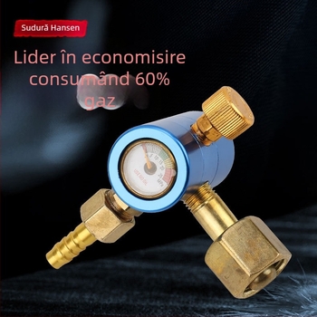 Măsurător de economisire a energiei pentru oxigen, acetilenă, propan, argon și dioxid de carbon; protecție anti-cădere; compatibilitate cu mai multe gaze