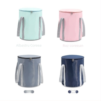 Găleată de baie pentru picioare din tarpaulin, design pliabil, pentru baie de bebeluși