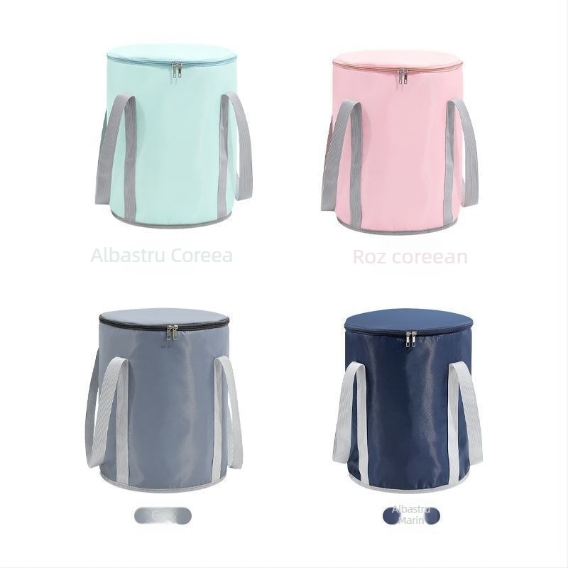 Găleată de baie pentru picioare din tarpaulin, design pliabil, pentru baie de bebeluși