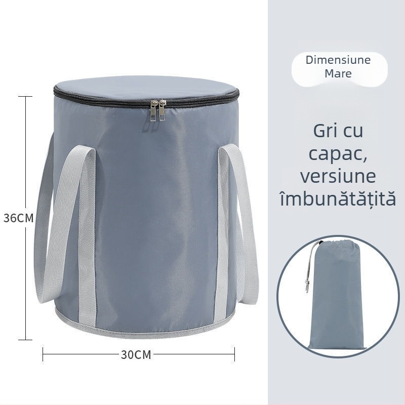 Găleată de baie pentru picioare din tarpaulin, design pliabil, pentru baie de bebeluși