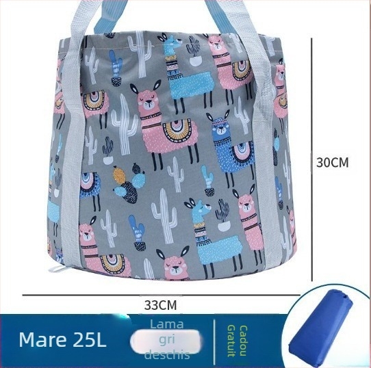 Langcheng bazin portabil pliabil din plastic pentru înmuierea picioarelor