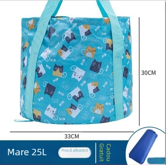 Langcheng bazin portabil pliabil din plastic pentru înmuierea picioarelor