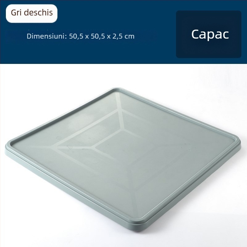 Coș pentru tacâmuri pentru mașina de spălat vase, pătrat din plastic, 25 dinți, design fără găuri de drenaj