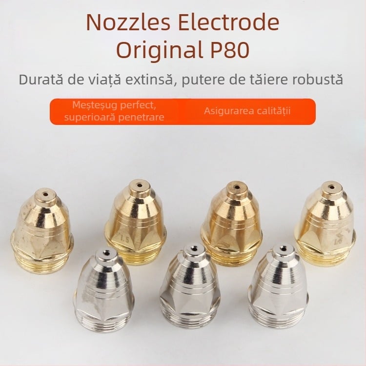 Duza de tăiere cu plasmă Hanjiang P80 LGK-100, tip contact, pentru tăierea diferitelor metale