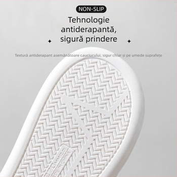 Papuci de iarnă din bumbac – Unisex, talpă PVC groasă, exterior din pluș impermeabil, talpă antiaderentă, călcâi închis, interior cald din pluș