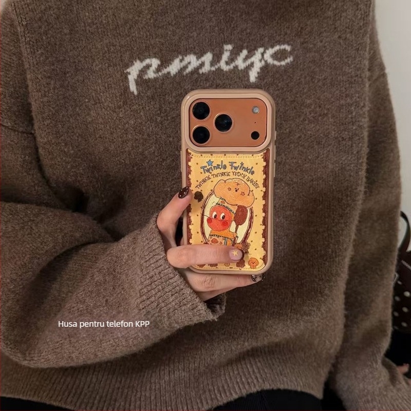 Carcasă iPhone cu textură piele – design relief Graffiti Chef Star Man, protecție anti-cădere, material gel moale, pentru Apple iPhone