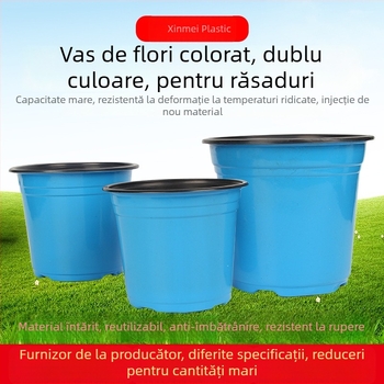 Vas pentru plante - din plastic, rezistent la coroziune, pentru utilizare pe podea, pentru amenajări verzi și creșterea butașilor