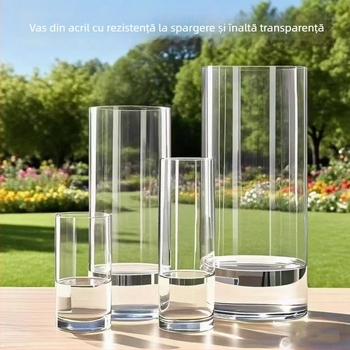 Ghiveci din plastic cu bază de podea, stil simplu, pentru grădinărit acasă, brand Mingtong