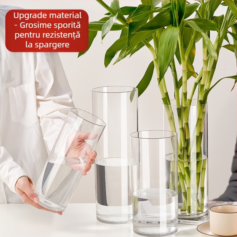 Ghiveci din plastic cu bază de podea, stil simplu, pentru grădinărit acasă, brand Mingtong