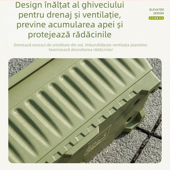 Cutie din plastic pentru cultivarea legumelor, dreptunghiulară, pentru grădinărit în casă