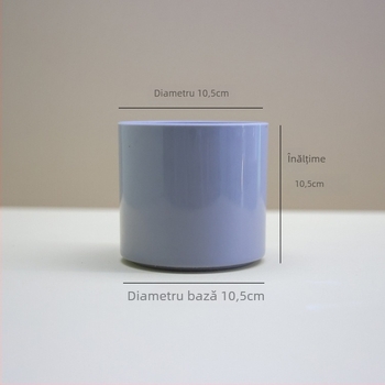 Ghiveci din plastic pentru interior și exterior — cilindric drept, turnare prin injecție, ghiveci pentru răsaduri