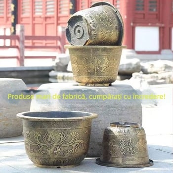 Ghiveci plastic pentru podea, anti-crack, rezistent la temperaturi ridicate, rezistent la coroziune, solid și durabil, turnare prin matriță