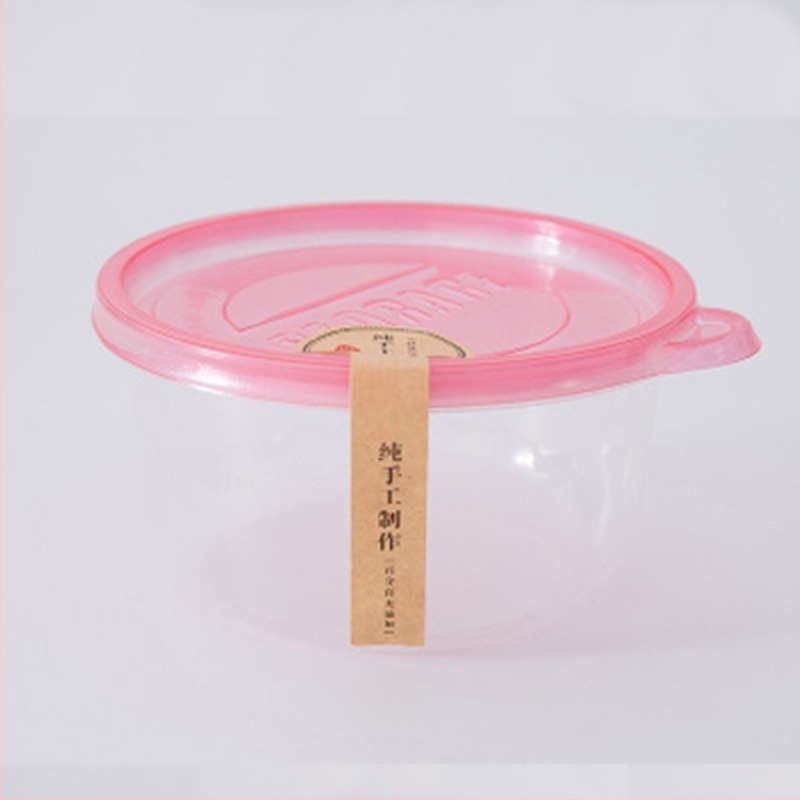 Boluri rotunde alimentare cu capac, cutii de unică folosință pentru fast-food, PP, 300 seturi pe cutie, compatibile cu microunde