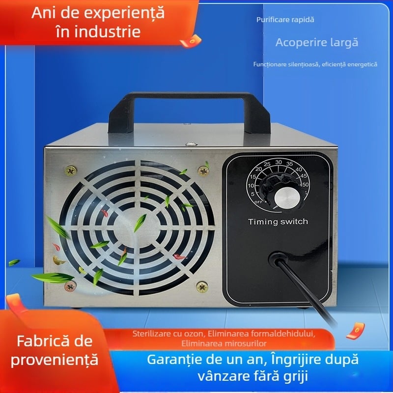 Generator de ozon pentru uz casnic – eliminarea mirosurilor și a formaldehidel în case noi, purificare a aerului în mașină și dezinfectare cu ozon