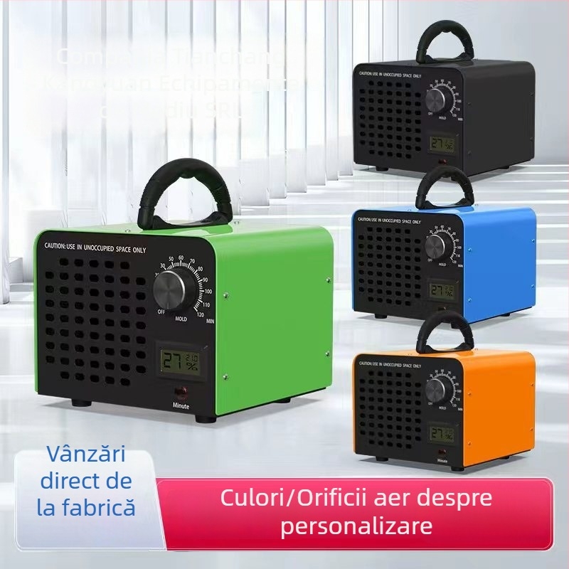 Kangyaojia Generator de ozon pentru purificarea aerului – pentru casă și mașină, dezinfectare și sterilizare, eliminarea formaldehidelor