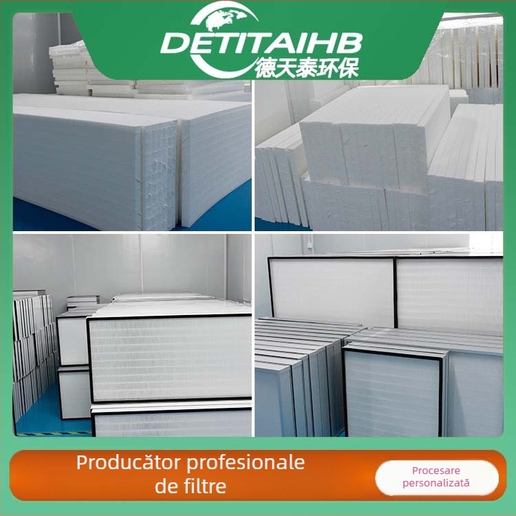 DETITAIHB filtru de fibră pentru echipamente de purificare a aerului — tehnologie de adsorbție; nucleu cu eficiență medie; potrivit pentru moxibustion, sudură, marcare laser, tăiere cu laser, gravură și îndepărtarea prafului.