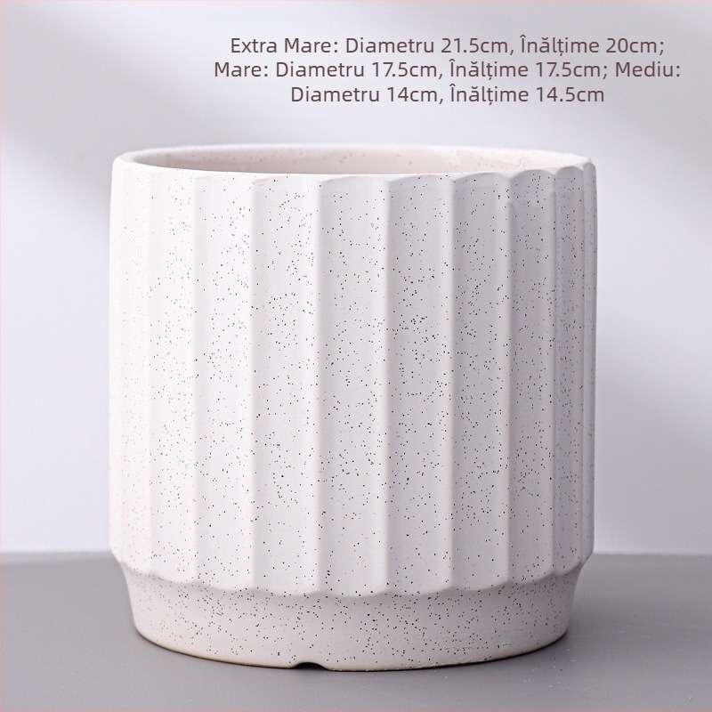 Ghiveci ceramic pentru orhidee, stil european, vopsit; Import: Nu; Brand: Altul