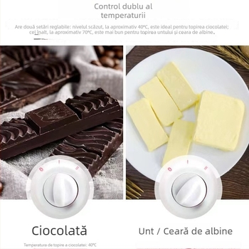 Tigaie de topire ciocolată cu matriță pentru unt, încălzire electrică, oală simplă sau dublă, origine: Wenzhou