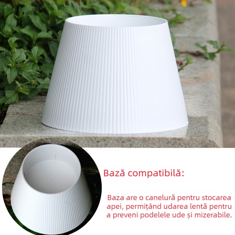 Ghiveci din rășină, durabil, pentru podea, turnat prin injecție